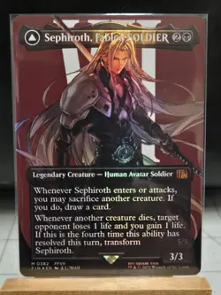 Sephiroth, Fabled SOLDIER (0382) (Borderless) Final Fantasy Foil - Image 1
