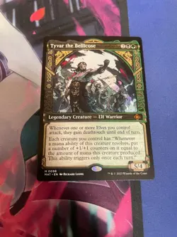 MTG - TYVAR THE BELLICOSE - MYTHIC - NM - MAT - SHOWCASE - Image 1