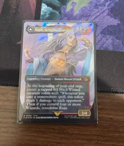 1x SURGE FOIL NM MTG Kuja, Genome Sorcerer (Borderless) - FIN - Image 1