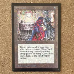 Time Vault, Artifact, Collectors' Edition, Magic the Gathering, Mark Tedin - Image 1