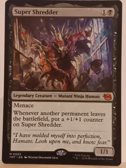 Magic the Gathering MTG - Turtles TMNT Super Shredder MYTHIC 0083 - Image 1