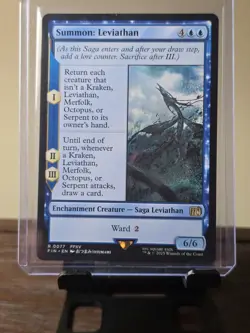 Summon: Leviathan - NM - Final Fantasy Magic the Gathering FIN #77 - 2025 - Image 1