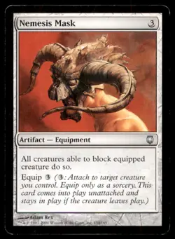 Nemesis Mask LP Light Play Darksteel MTG [5579] - Image 1