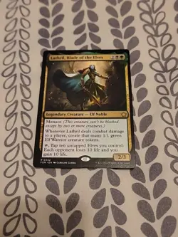 MTG Magic The Gathering Lathril, Blade Of Elves FDN Rare Elf Commander - Image 1