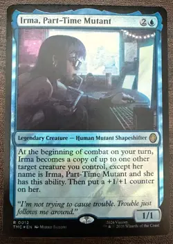 Irma, Part-Time Mutant - SURGE FOIL MTG Commander: Teenage Mutant Ninja Turtle - Image 1
