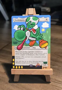 MTG Hand Painted Alter: Yoshi as Yoshimaru Ever Faithful - Image 1