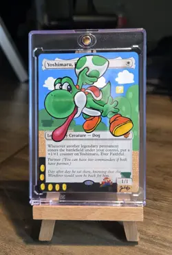 MTG Hand Painted Alter: Yoshi as Yoshimaru Ever Faithful - Image 3