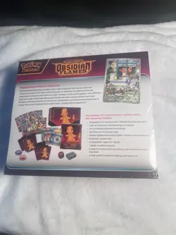 Pokemon TCG SV Obsidian Flames Elite Trainer Box English Sealed - Image 2
