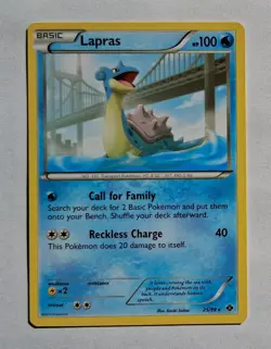 Pokemon - Lapras - Next Destinies 25/99 - Rare - NM - Image 1