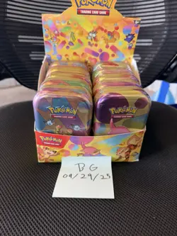 Pokemon TCG: Scarlet & Violet - 151 Mini Tin Display - 10 Brand NEW Sealed Tins - Image 1