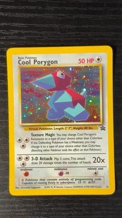 Pokemon TCG Cool Porygon Black Star Promo Holo Foil Near Mint NM - Image 2