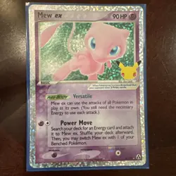 MEW EX 2021 POKEMON LEGEND MAKER CELEBRATIONS CLASSIC COLLECTION /92 Q4339 - Image 1