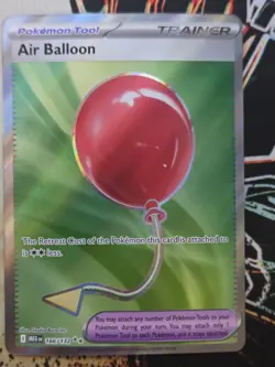 Pokemon TCG Air Balloon 166/132 Ultra Rare Full Art Holo Mega Evolution - NM - Image 1