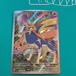 The Pokemon Company Zacian V 100/094 Phantasmal Flames Rare Holo English - Image 1