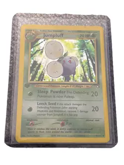 2000 POKEMON GAME NEO GENESIS #7 JUMPLUFF HOLO 1ST EDITION - Image 1