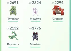 Pokemon Go PTC Acc, Guaranteed Lucky Armor Mewtwo - Image 2