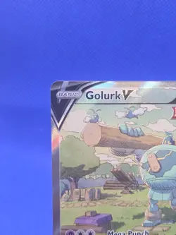 Pokemon Sword & Shield Evolving Skies Golurk V 182/203 Alternate Alt Art NM - Image 3
