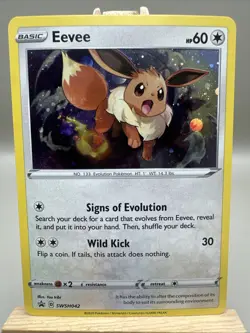 Pokemon TCG: Eevee SWSH042 - Ultra Rare Holo Black Star Promo - Image 1