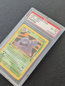 1999 Pokemon Fossil Muk Holo 1st Edition PSA 8 NM-MT 13/62 WOTC Vintage - Image 2