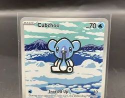Pokemon TCG Cubchoo Illustration Rare Black Bolt 109/086 NM - Image 3