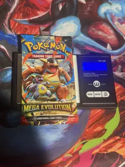 Pokemon Mega Evolution HEAVY 22.58g !!!!! Sleeved Booster Pack - Image 1