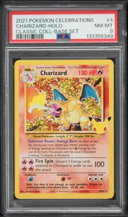 Pokemon Celebrations Base Set Charizard Blastoise Venusaur PSA CGC 8 10 Set - Image 2