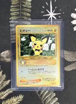 Pokemon Pichu Holo Neo Premium File 2 No.172 HP30 Japanese - Image 1