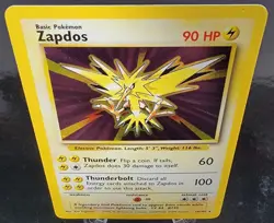 Zapdos Holo - 16/102 Base Set - WOTC Unlimited - Pokemon TCG - 1999 NM - Image 4