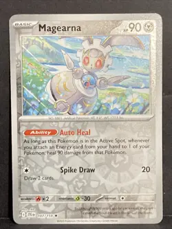 Magearna Pokemon SV09: Journey Together Reverse Holo 107/159 TCG Rare - Image 1