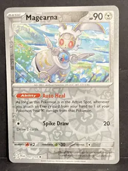 Magearna Pokemon SV09: Journey Together Reverse Holo 107/159 TCG Rare - Image 2