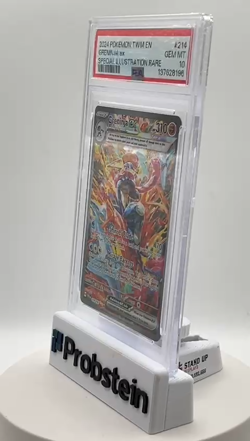 2024 Pokemon TWM En Special Illustration Rare #214 Greninja Ex PSA 10 GEM MINT - Image 2
