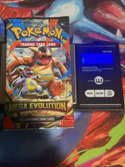 Pokemon Mega Evolution HEAVY!!! 22.43g Sleeved Booster Pack - Image 1
