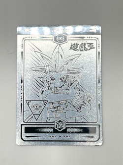 1998 TOEI Yugioh Marusho Sticker No.12 Yami Yugi Silver ver Vintage - Image 3