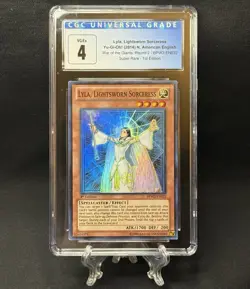 Yu-Gi-Oh 1996 Lyla Lightsworn Sorceress 1st Edition Super Rare #BPW2-EN022 - Image 1