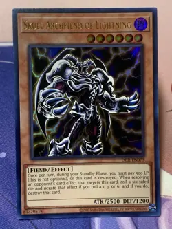 Skull Archfiend Of Lightning DCR-EN073 Dark Crisis 25th Anniversary - Image 1