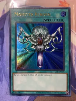 Monster Reborn LOB-EN118 Unlimited Ultra Rare - Image 1