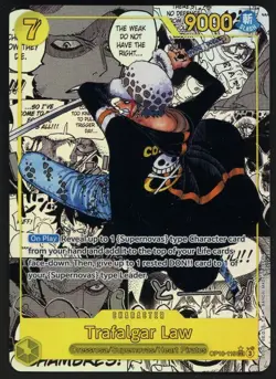 One Piece TCG Trafalgar Law Manga Royal Blood OP10-110 - Image 1