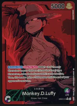 One Piece TCG Monkey D Luffy Leader EB02-110 - Image 1
