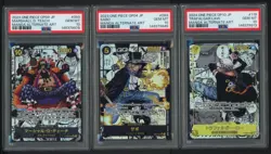 Lot (3) One Piece Manga JPN 083 Sabo 093 Marshall D. Teach Trafalgar Law PSA 10 - Image 1