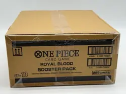 One Piece TCG OP-10 Royal Blood English 12 Booster Box Case Factory Sealed - Image 1