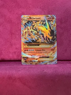 Pokemon Charizard EX 12/106 Flashfire Ultra Rare Holo *Fan Art Card* - Image 1