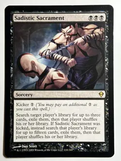 Sadistic Sacrament Zendikar 110 LP-NM MTG Card - Image 1