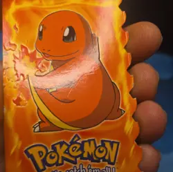 Charmander 4 Of 12 Die Cut Topps blue logo Pokemon Card - Image 3