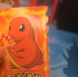 Charmander 4 Of 12 Die Cut Topps blue logo Pokemon Card - Image 4