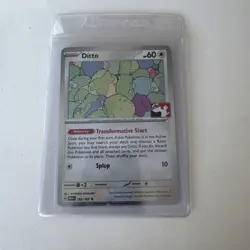 Ditto Pokemon Prize Pack Series 6 Promo Pokemon Card NM/LP Play Stamp Mew 151 - Image 1