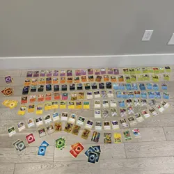 Over 150 Card Lot Pokeman Cards Rare Cards! - Image 1