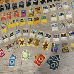 Over 150 Card Lot Pokeman Cards Rare Cards! - Image 4