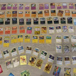 Over 150 Card Lot Pokeman Cards Rare Cards! - Image 5