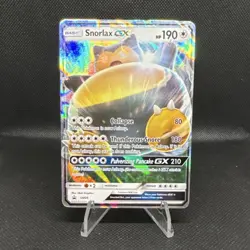 Pokemon Snorlax GX Full Art Promo SM05 Holo 190 HP English Card - Image 1