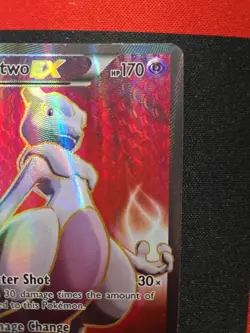 Pokemon TCG Mewtwo EX Holo Full Art Ultra Rare Card 158/162 - Image 4